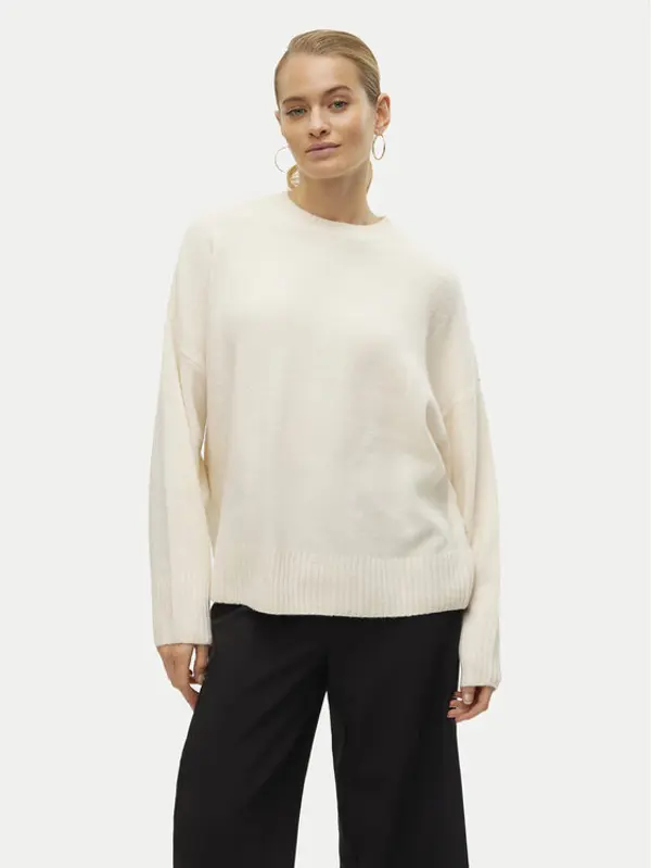 Vero Moda Vero Moda Džemper Boom 10320463 Écru Loose Fit