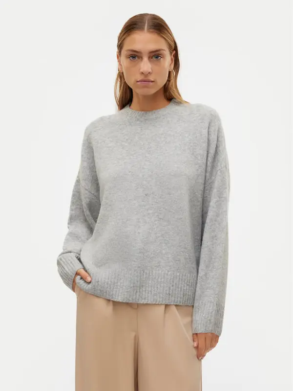 Vero Moda Vero Moda Džemper Boom 10320463 Siva Loose Fit