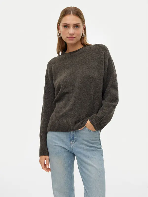 Vero Moda Vero Moda Džemper Boom 10320463 Smeđa Loose Fit