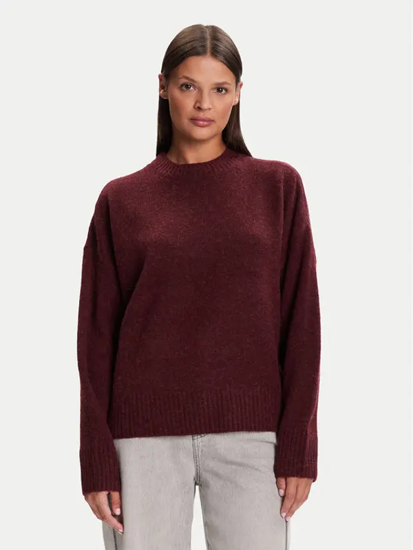 Vero Moda Vero Moda Džemper Boom 10320463 Tamnocrvena Loose Fit
