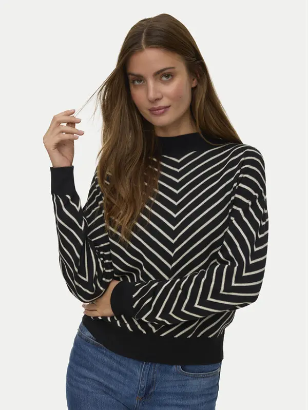 Vero Moda Vero Moda Džemper Capricorn 10331893 Crna Regular Fit