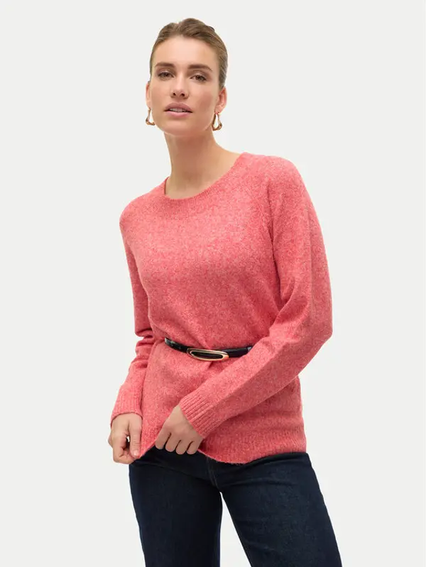 Vero Moda Vero Moda Džemper Doffy 10201022 Ružičasta Regular Fit