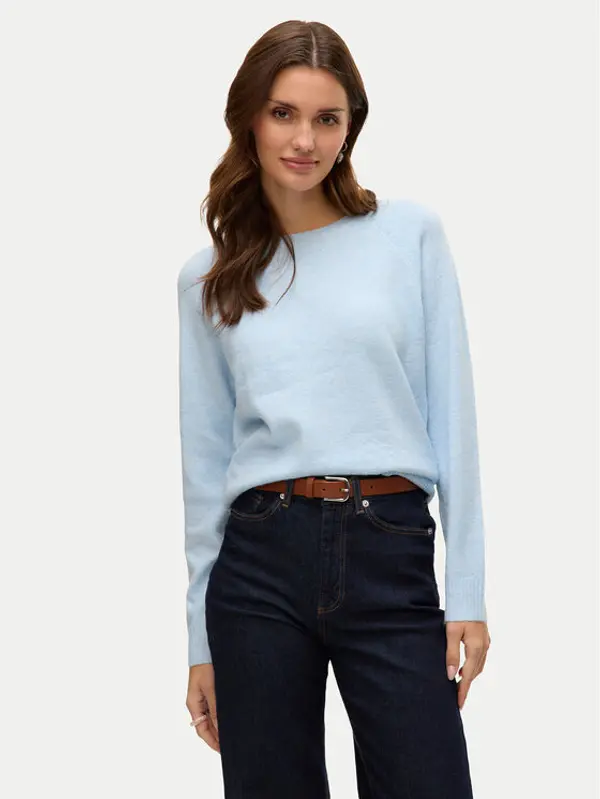 Vero Moda Vero Moda Džemper Doffy 10201022 Svijetloplava Regular Fit