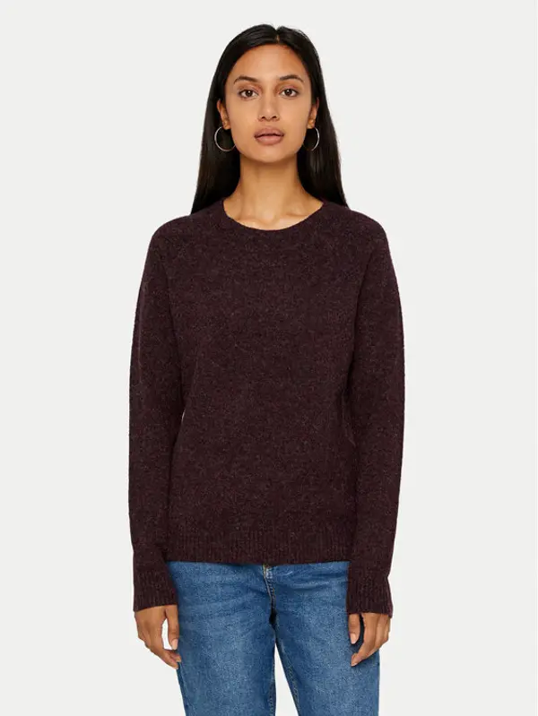 Vero Moda Vero Moda Džemper Doffy 10201022 Tamnocrvena Regular Fit