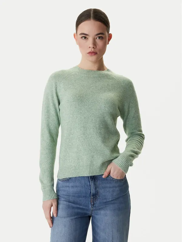 Vero Moda Vero Moda Džemper Doffy 10201022 Zelena Regular Fit