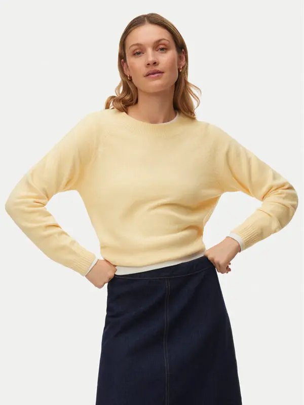 Vero Moda Vero Moda Džemper Doffy 10201022 Žuta Regular Fit