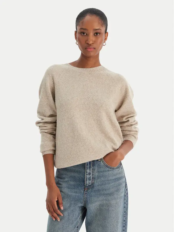 Vero Moda Vero Moda Džemper Doffy 10221006 Bež Regular Fit