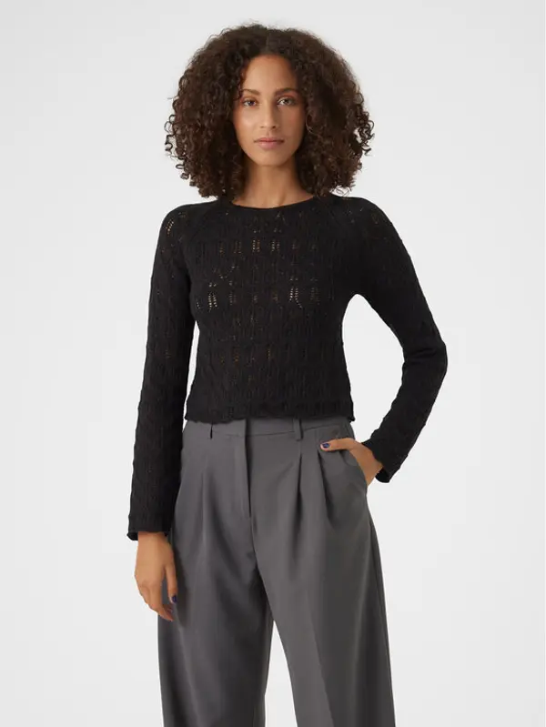 Vero Moda Vero Moda Džemper Fabienne 10299617 Crna Slim Fit