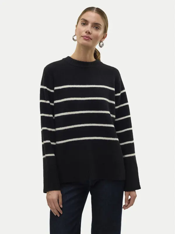 Vero Moda Vero Moda Džemper Flawless 10320487 Crna Loose Fit