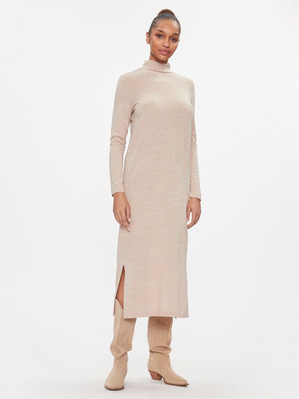 Vero Moda Vero Moda Džemper haljina 10293849 Écru Regular Fit