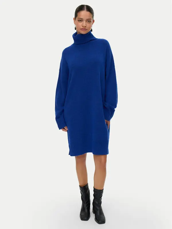 Vero Moda Vero Moda Džemper haljina Aquarius 10331900 Plava Regular Fit