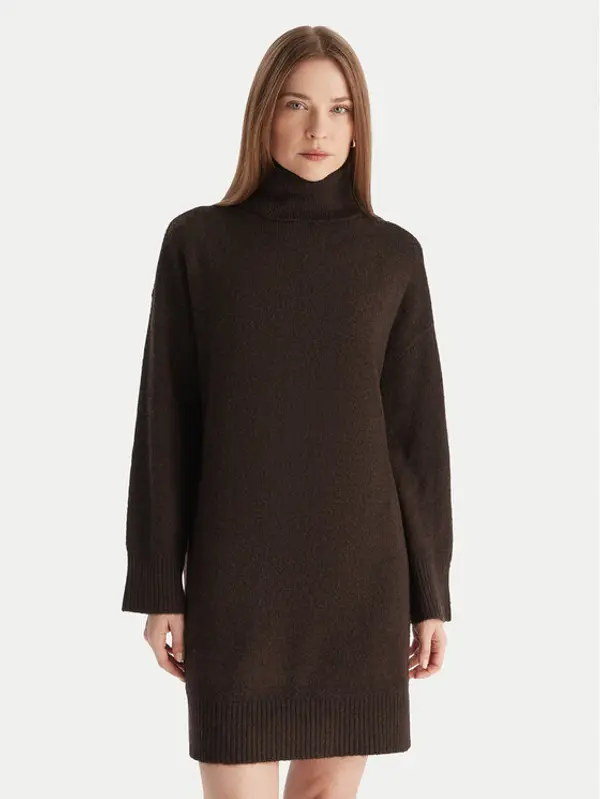 Vero Moda Vero Moda Džemper haljina Aquarius 10331900 Smeđa Regular Fit