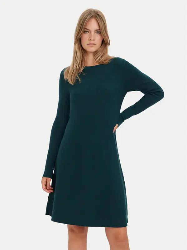 Vero Moda Vero Moda Džemper haljina Nancy 10254807 Zelena Regular Fit
