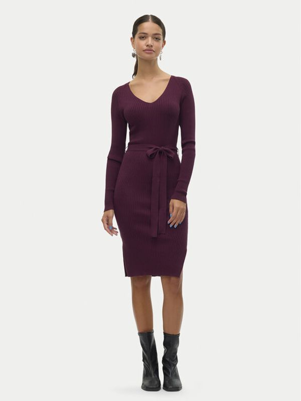 Vero Moda Vero Moda Džemper haljina Saba 10309320 Ljubičasta Slim Fit