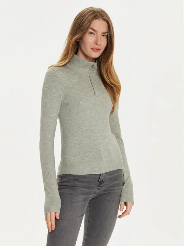 Vero Moda Vero Moda Džemper Happiness 10317993 Siva Slim Fit