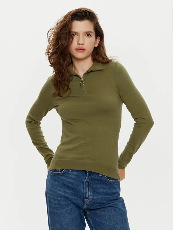 Vero Moda Vero Moda Džemper Happiness 10317993 Zelena Slim Fit