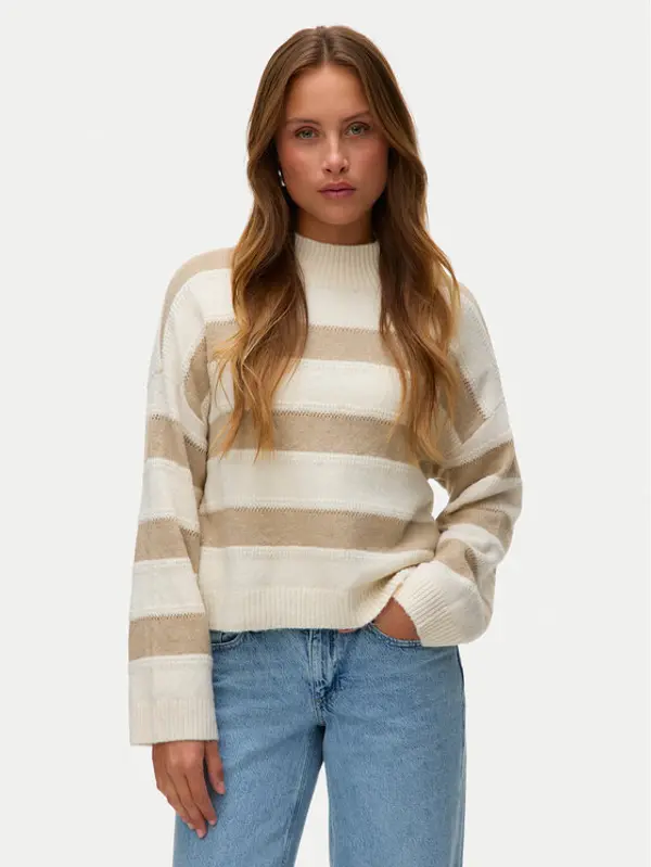 Vero Moda Vero Moda Džemper Inez 10331538 Bež Regular Fit