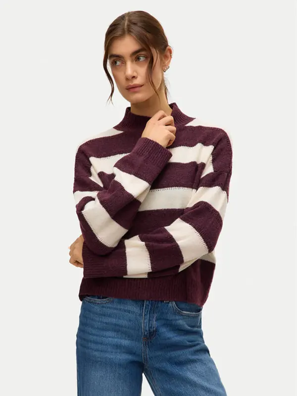 Vero Moda Vero Moda Džemper Inez 10331538 Ljubičasta Regular Fit