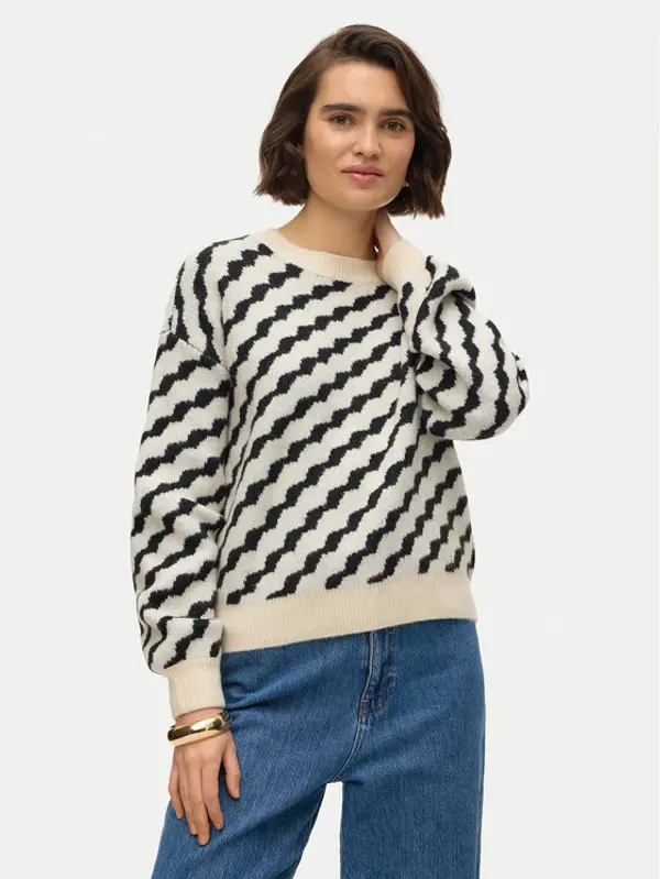 Vero Moda Vero Moda Džemper Lara 10310862 Bež Regular Fit