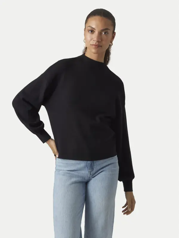 Vero Moda Vero Moda Džemper Nancy 10290748 Crna Regular Fit