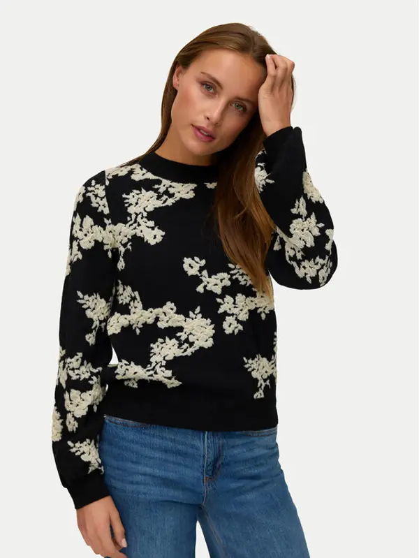 Vero Moda Vero Moda Džemper Nancy 10333561 Crna Regular Fit