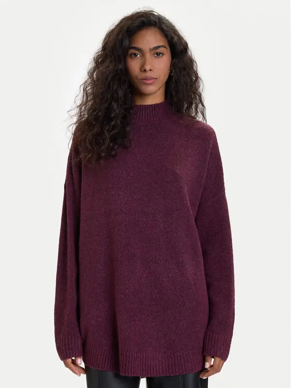 Vero Moda Vero Moda Džemper Plaza 10290784 Ljubičasta Loose Fit