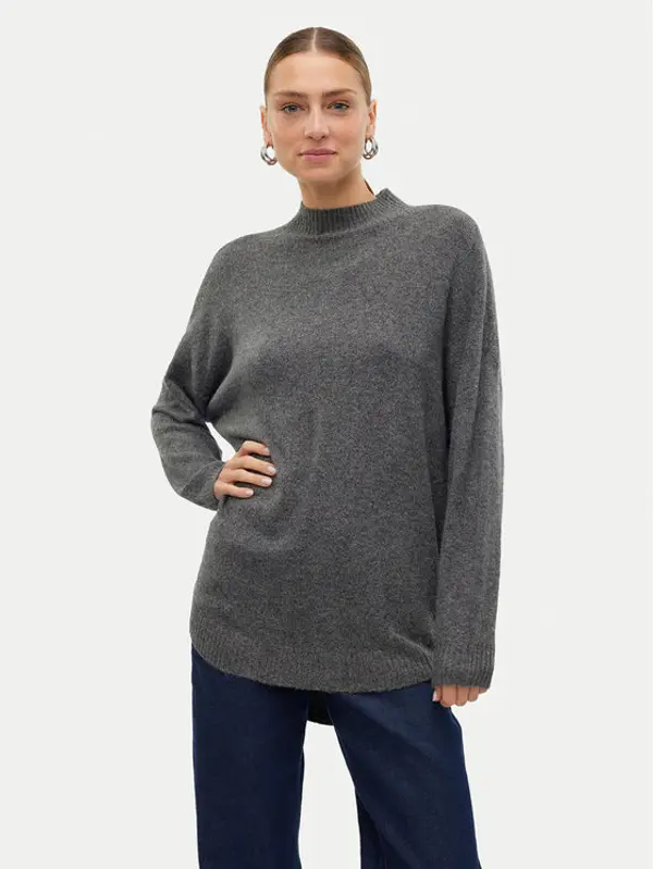 Vero Moda Vero Moda Džemper Plaza 10290784 Siva Loose Fit