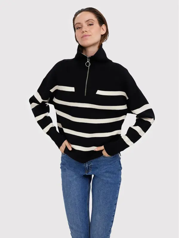 Vero Moda Vero Moda Džemper Saba 10269246 Crna Regular Fit