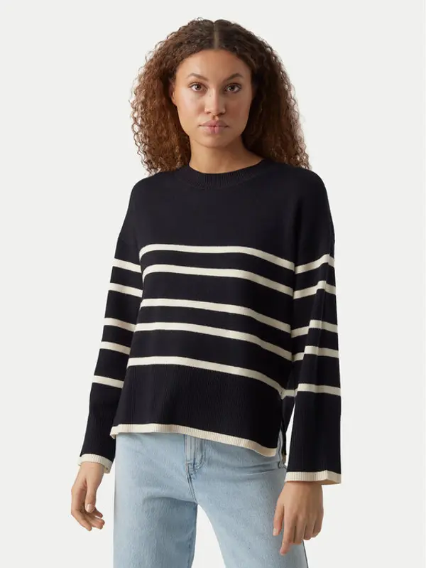 Vero Moda Vero Moda Džemper Saba 10278319 Crna Regular Fit