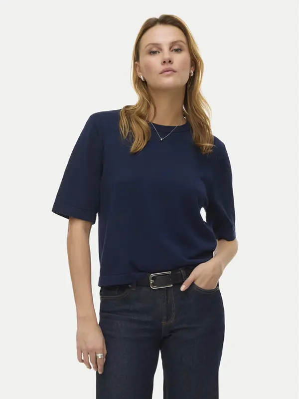 Vero Moda Vero Moda Džemper Silje 10320460 Tamnoplava Oversize