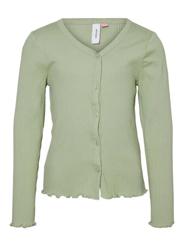 Vero Moda Girl Vero Moda Girl Kardigan Lavender 10279811 Zelena Regular Fit