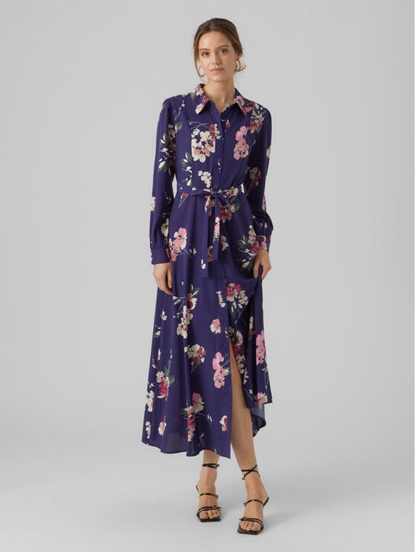 Vero Moda Vero Moda Haljina košulja 10294989 Tamnoplava Regular Fit