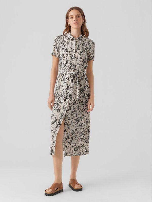 Vero Moda Vero Moda Haljina košulja 10297365 Bež Regular Fit