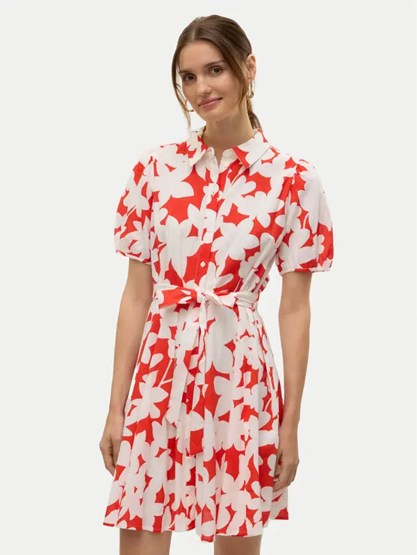 Vero Moda Vero Moda Haljina košulja Dicthe 10303728 Crvena Regular Fit