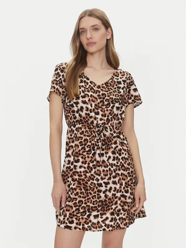 Vero Moda Vero Moda Haljina za svaki dan Easy Joy 10307990 Smeđa Regular Fit