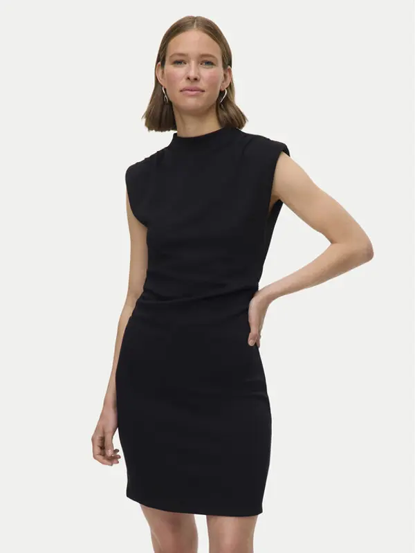 Vero Moda Vero Moda Haljina za svaki dan Nelli 10335685 Crna Slim Fit