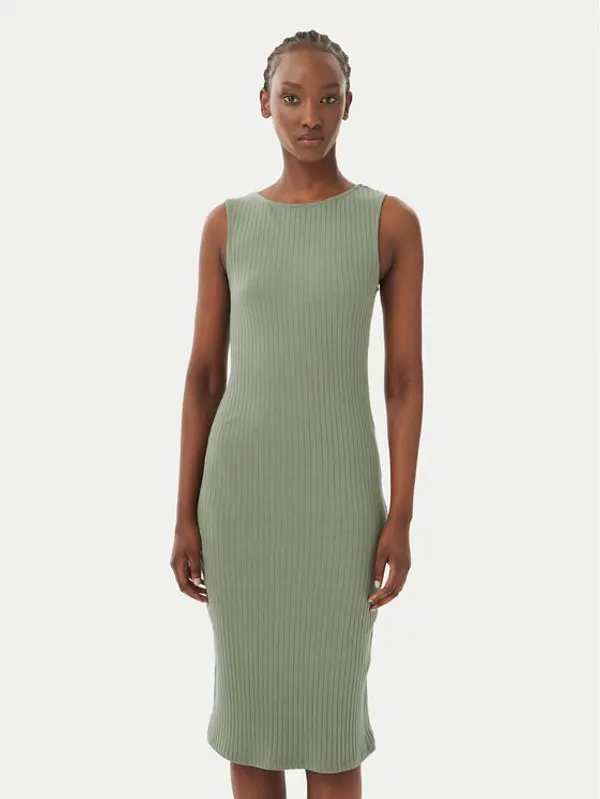 Vero Moda Vero Moda Haljina za svaki dan Ruby 10343004 Kaki Slim Fit