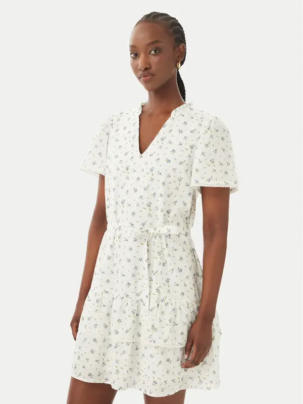 Vero Moda Vero Moda Haljina za svaki dan Trine 10342726 Bijela Regular Fit