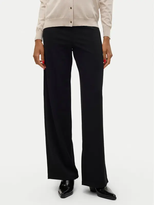 Vero Moda Vero Moda Hlače Berlin 10318454 Crna Wide Leg