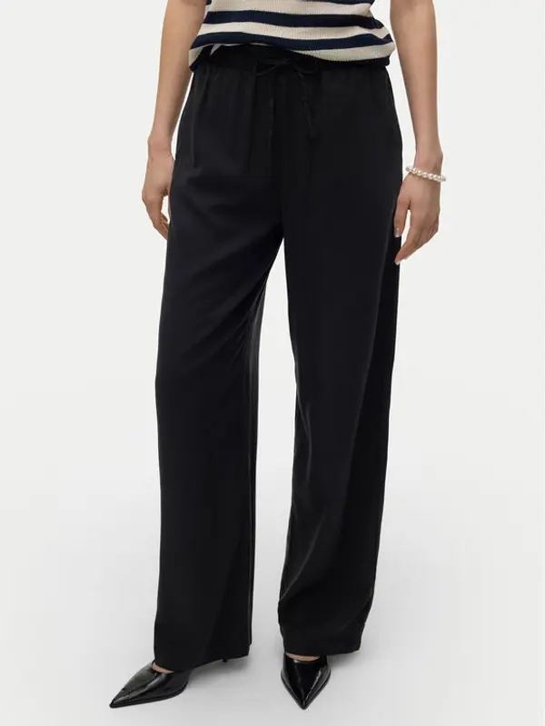 Vero Moda Vero Moda Hlače Bree 10304898 Crna Loose Fit