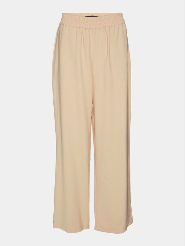 Vero Moda Vero Moda Hlače Carmen 10278926 Bež Wide Leg