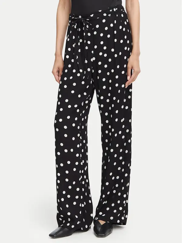Vero Moda Vero Moda Hlače Elisa 10347961 Crna Loose Fit