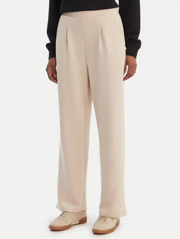 Vero Moda Vero Moda Hlače Hali 10339404 Bež Straight Fit