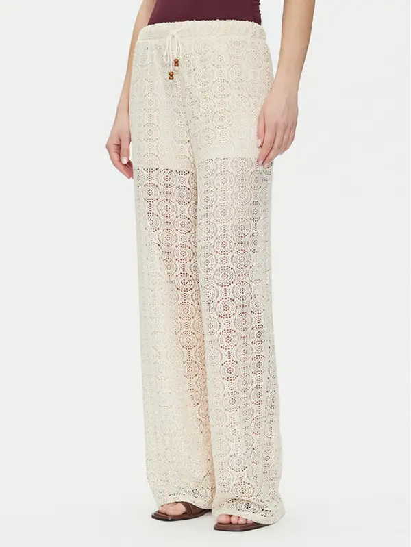 Vero Moda Vero Moda Hlače Maya 10325044 Bež Wide Leg