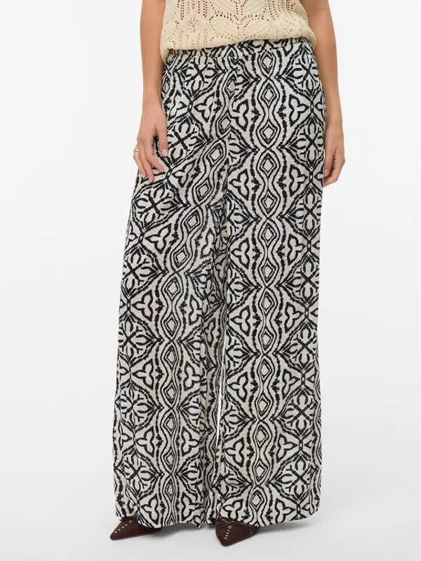 Vero Moda Vero Moda Hlače Menny 10282478 Bež Wide Leg