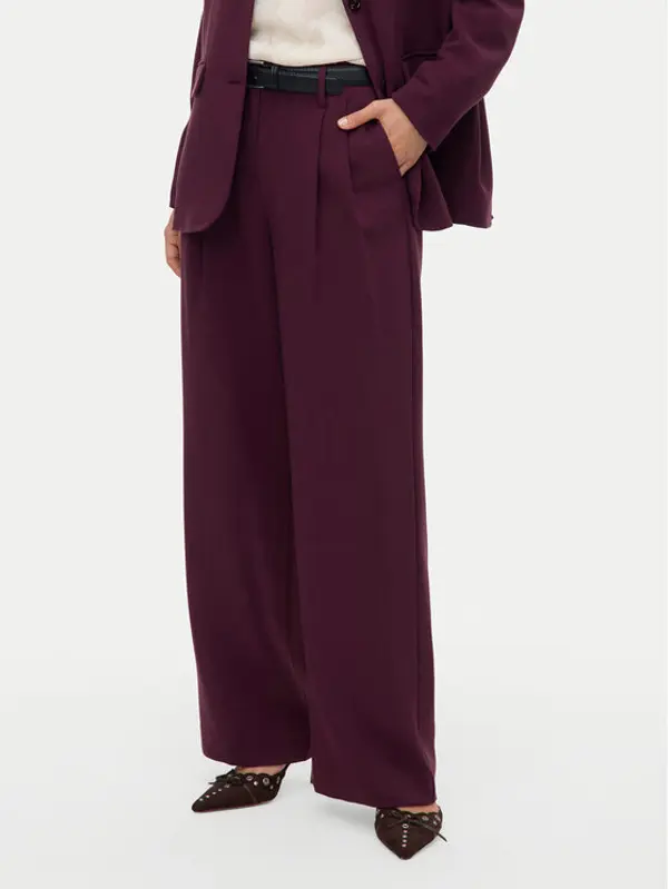 Vero Moda Vero Moda Hlače Michell 10336373 Ljubičasta Wide Leg