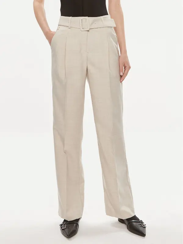Vero Moda Vero Moda Hlače Nancy 10304626 Bež Straight Fit