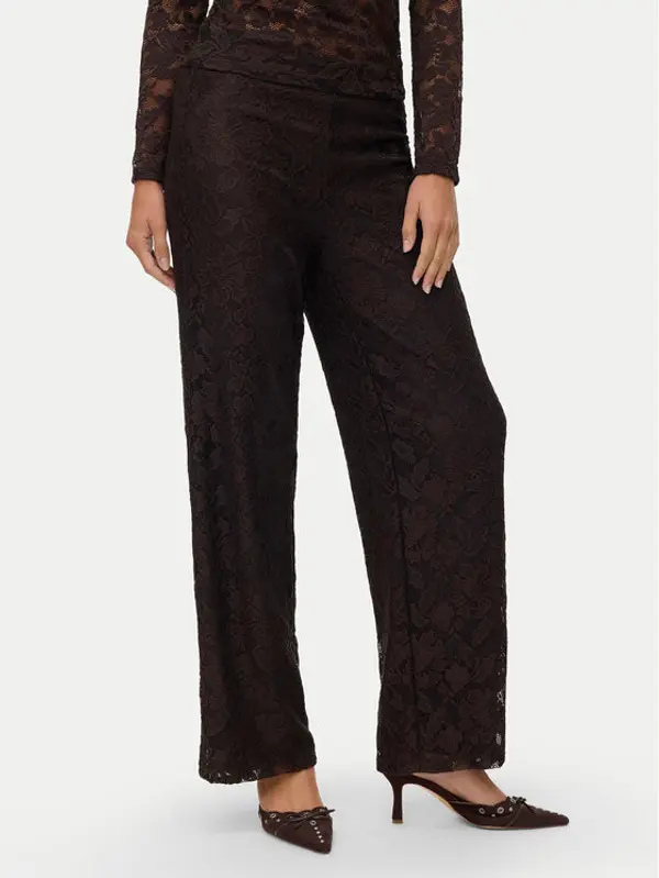 Vero Moda Vero Moda Hlače Neline 10335568 Smeđa Regular Fit