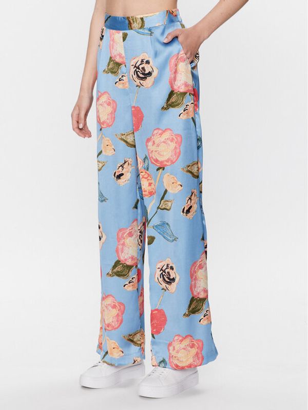 Vero Moda Vero Moda Hlače Renee 10282222 Plava Wide Leg