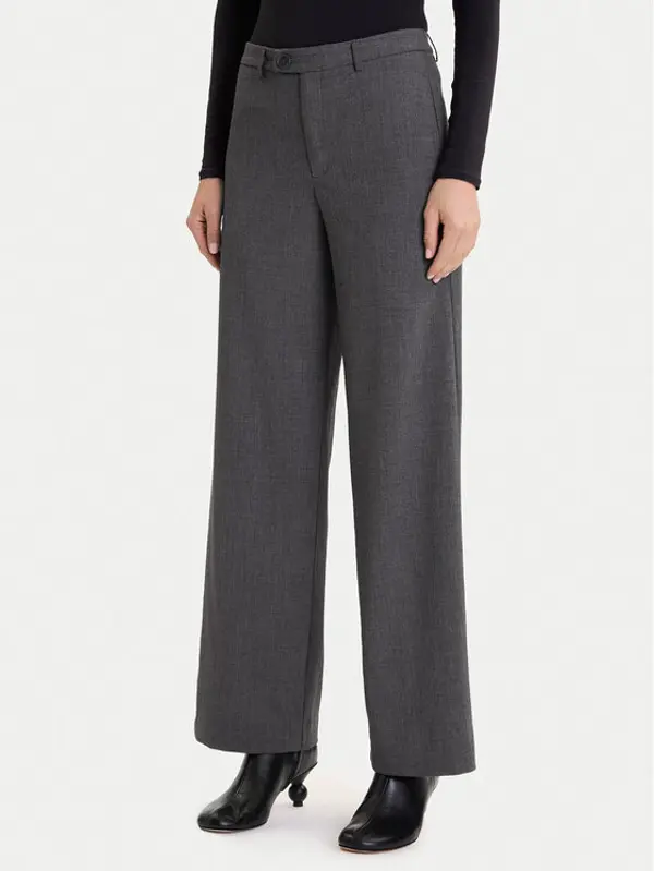 Vero Moda Vero Moda Hlače Texas 10334103 Siva Straight Fit